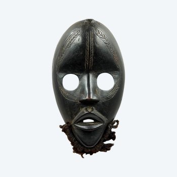 RACING MASK " Gunye Ge " - Dan culture, North of Ivory Coast - First half of the 20th century