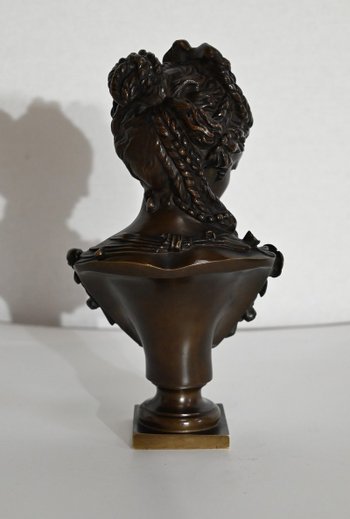 Bronze, Büste einer Dame - Ende 19.