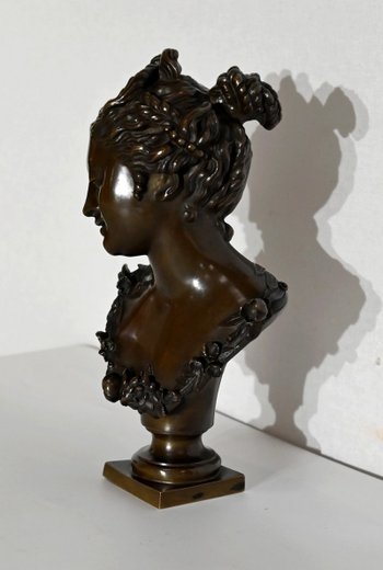 Bronze, Büste einer Dame - Ende 19.
