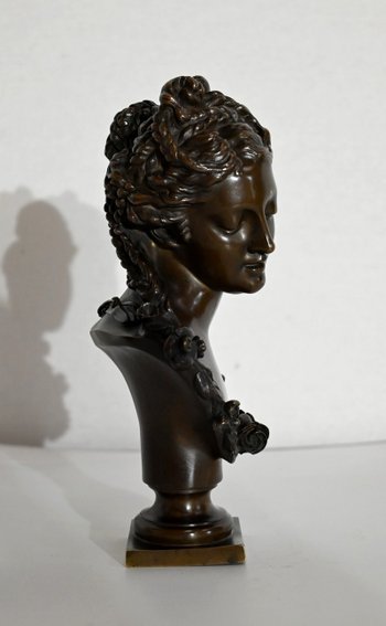 Bronze, Büste einer Dame - Ende 19.