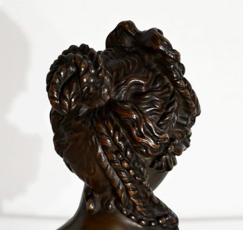 Bronze, Büste einer Dame - Ende 19.