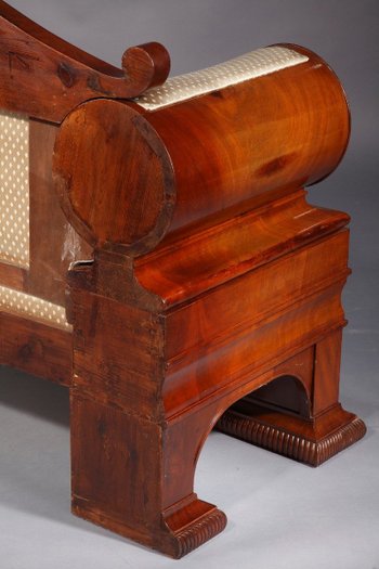 Canapé Biedermeier En Acajou, Autriche 1830