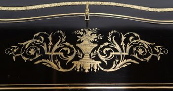 Piccola scrivania da donna, stile Luigi XV, periodo Napoleone III - Metà del XIX secolo