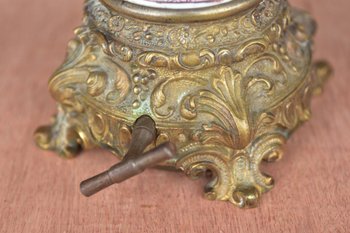 Carcel Oil Lamp XIXth Century On Canton Vase