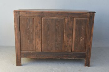 Commode Arbalète Louis XV En Noyer époque XVIIIème, 