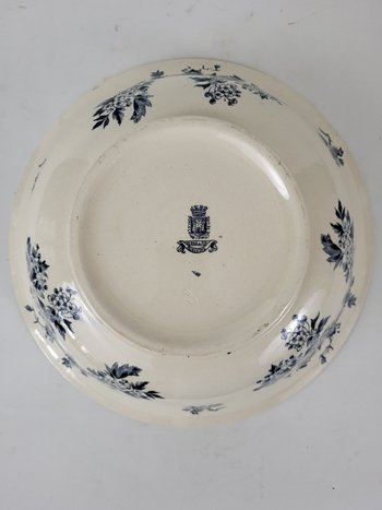 Set da toilette in terracotta Gien XIX secolo
