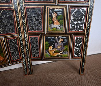 Four Leaf Indian Screen, Rajasthan - Early 20th century