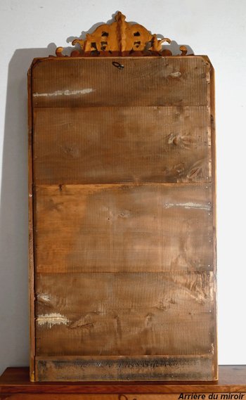 Specchio rettangolare in legno dorato - Fine XIX secolo