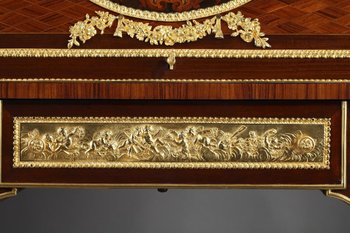 Secrétaire à Cylindre d'Après Un Modèle De Riesener Attribué à La Maison Beurdeley