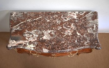 Cassettone sauteuse, stile Luigi XV - seconda metà del XIX secolo