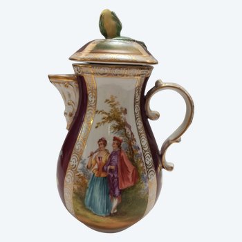 Saxony porcelain jug