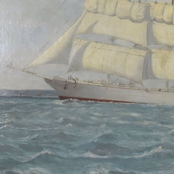 Portrait De Bateau époque 1900