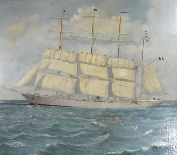 Portrait De Bateau époque 1900