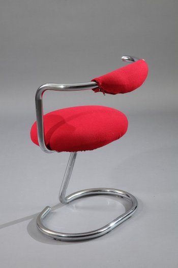 Set of 8 "Cobra" Chairs by Giotto Stoppino