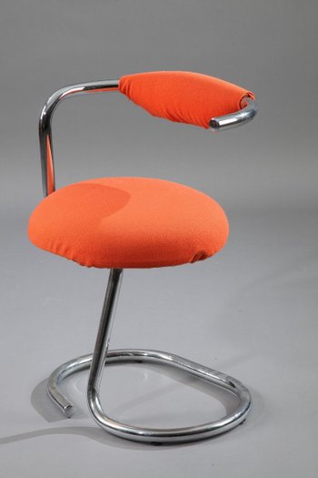 Set of 8 "Cobra" Chairs by Giotto Stoppino