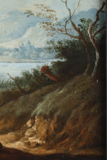 Two Landscapes Attributed to Elias Martin, 18th Century