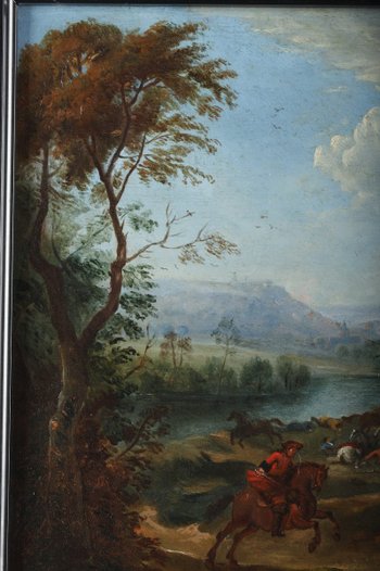 Two Landscapes Attributed to Elias Martin, 18th Century