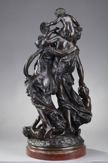 Bacchantes And Dancing Putti After Clodion