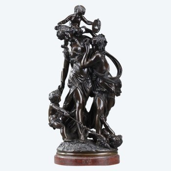 Bacchantes And Dancing Putti After Clodion