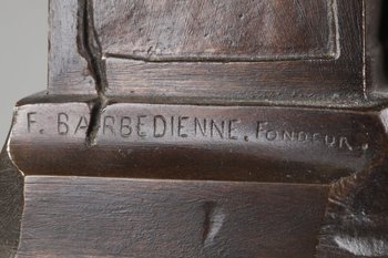PendulePendule "Les Bergers d'Arcadie" d'Aizelin et Barbedienne