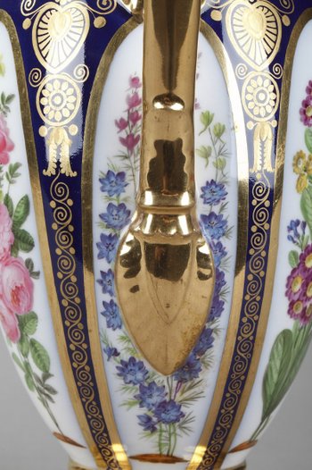Paris Porcelain Coffee Set 6 Pieces Charles X Style
