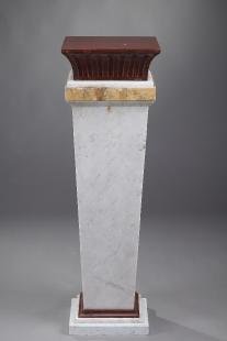 White, Red and Yellow Sienna Marble Sheath