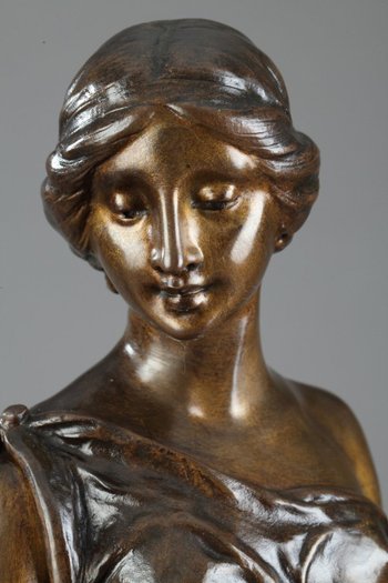 "Giovani donne con fiori" di Sylvain Kinsburger (1855-1935)