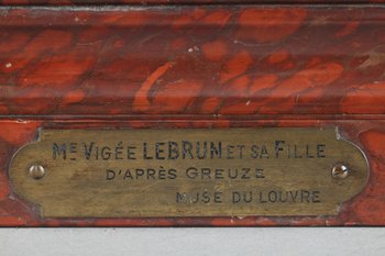 Bronzo dopo l'autoritratto di Madame Vigée-lebrun con la figlia Julie