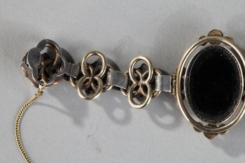 Silber Armband mit Mikro-Mosaik Medaillons Dekor