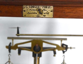 Trébuchet d'époque 1900 De Laboratoire