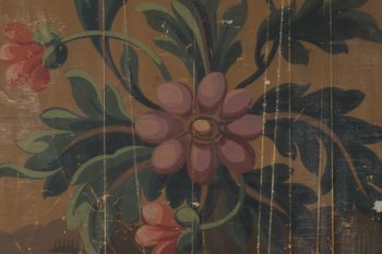 Karton eines Aubusson-Gobelins Sitzende Blume