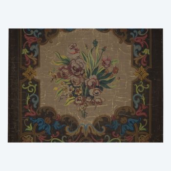 cardboard tapestry of Aubusson flowered file