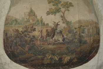 Carton of Aubusson tapestry fable