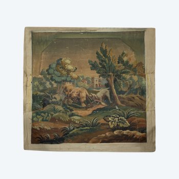 Carton of Aubusson tapestry fable