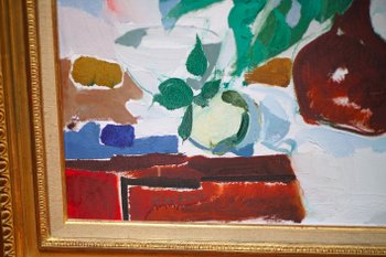Pierre THERON (1918-2000) "I due girasoli