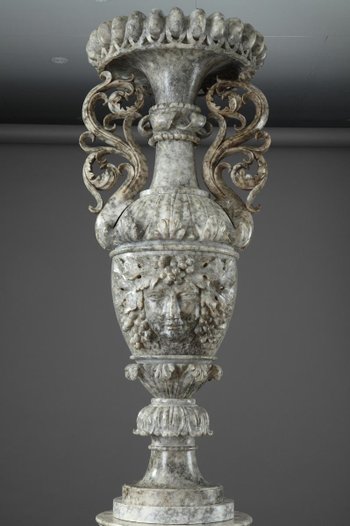 Gaine Décorative En Albâtre d'époque Louis-philippe