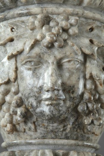 Gaine Décorative En Albâtre d'époque Louis-philippe