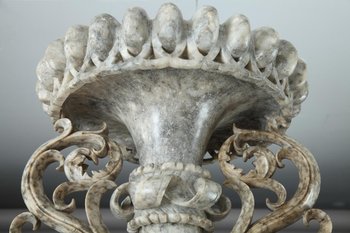Gaine Décorative En Albâtre d'époque Louis-philippe