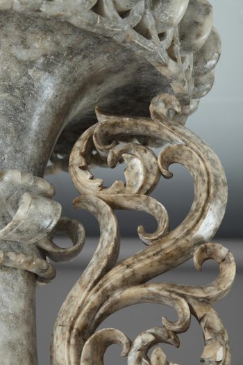 Gaine Décorative En Albâtre d'époque Louis-philippe