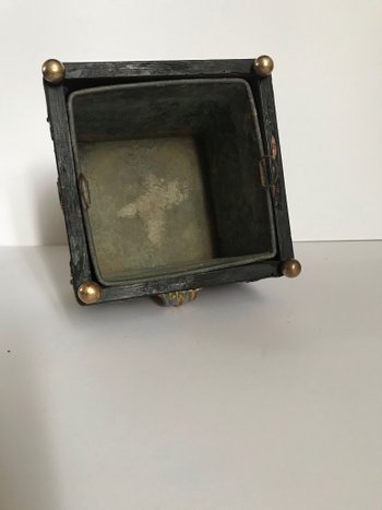 Hand planter and its Napoleon III zinc basin
