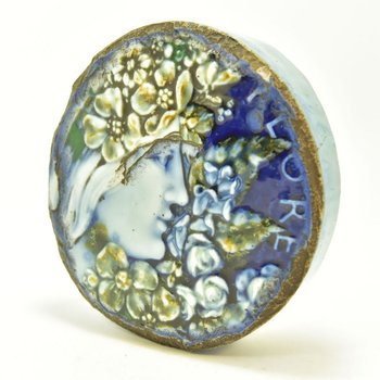 Taxile Doat Manufacture De Sevres 1899 Flore Art Nouveau      