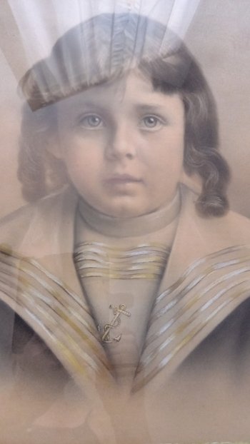 ritratto a pastello secco / XIX secolo
