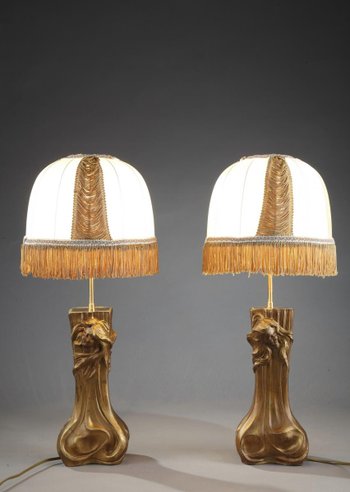 Two Art Nouveau Vases