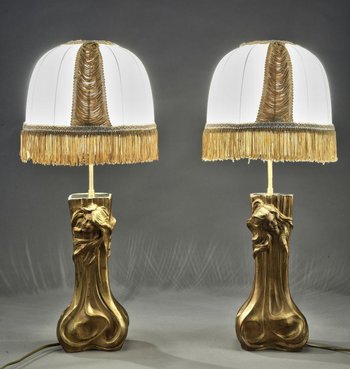 Two Art Nouveau Vases