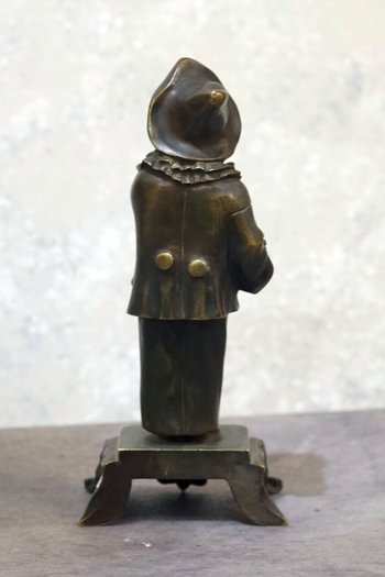 Pierrot in bronzo