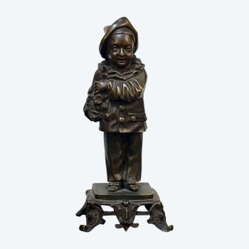 Pierrot in bronzo