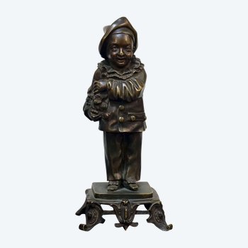 Pierrot in bronze