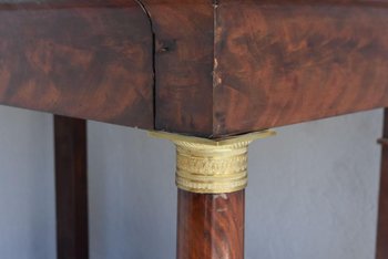             Console En Acajou Style Empire XIXème            