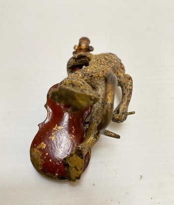 SCIMMIA MUSICISTA IN BRONZO DI VIENNA
