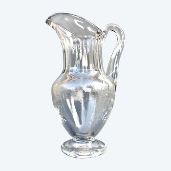 Crystal water jug Saint-Louis model Cléo